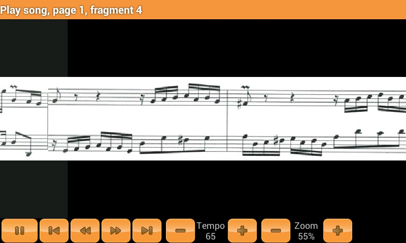 Playback, further into the song