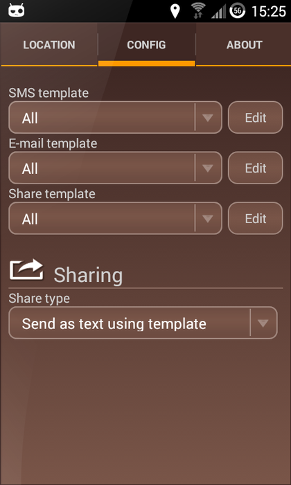 Config templates