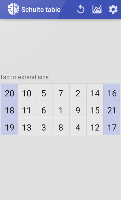 Training mode, 7×7 grid
